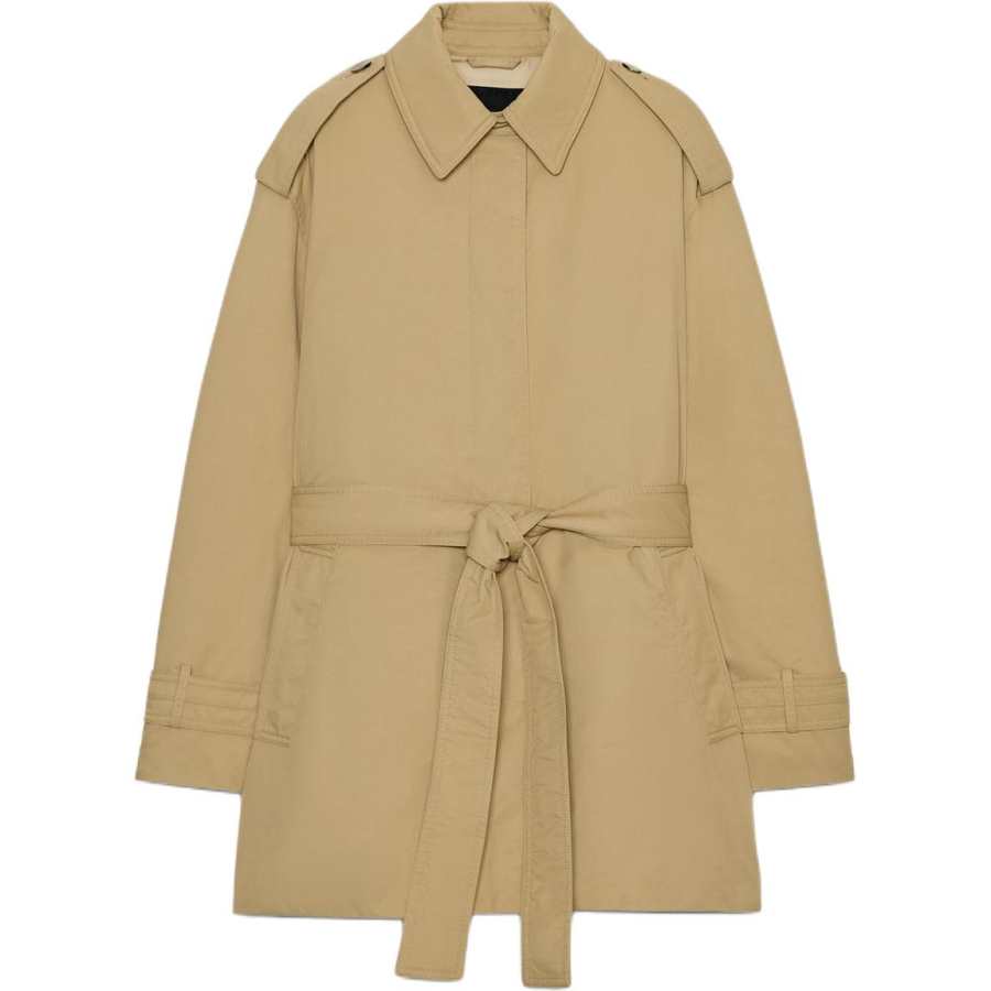 ZARA ZW Series Trench Coat Women's