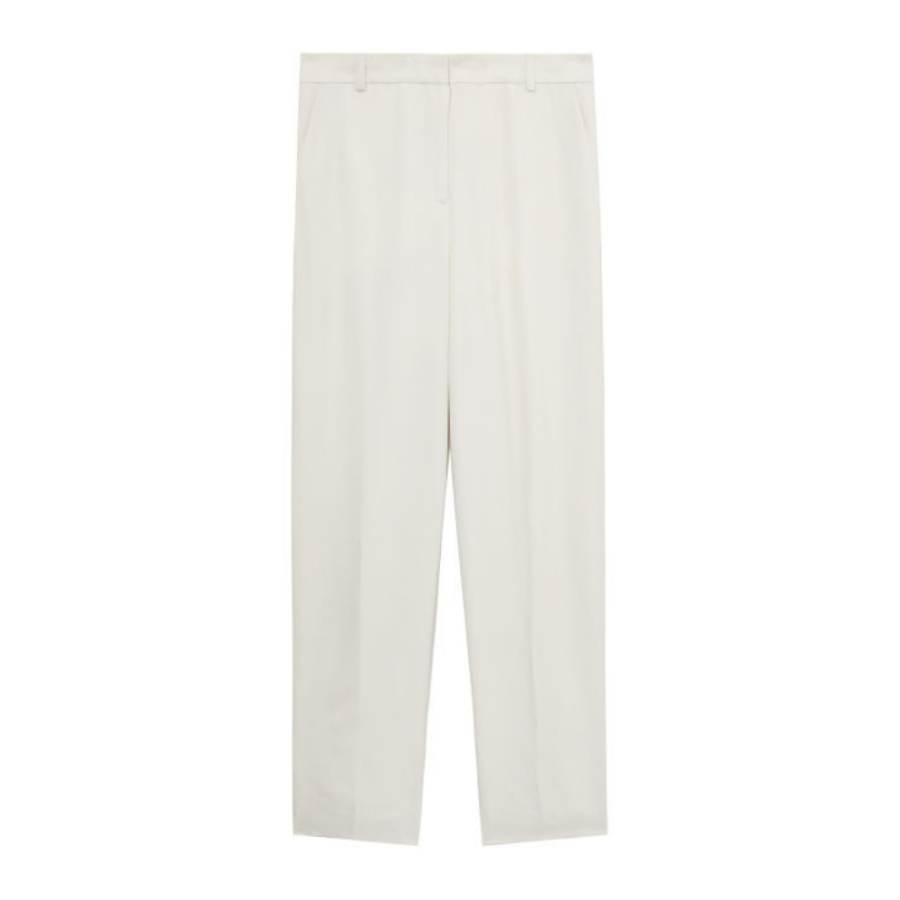 TOTEME Casual Pants Women's Ivory Moderate Straight Fit Pants