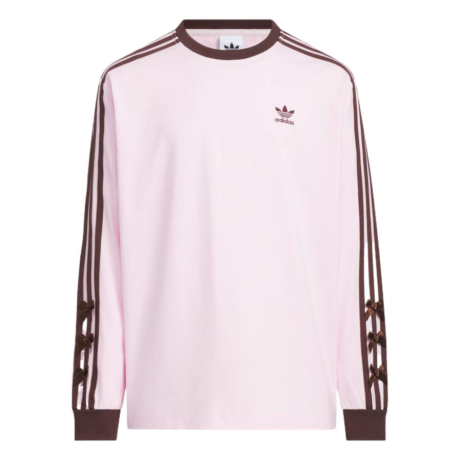 Adidas Originals T Shirt Clear Pink/Dark Brown Kids'