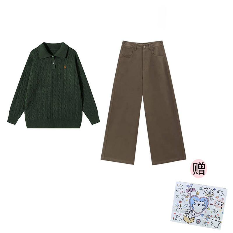 MARIE·COCO Casual Suits Women's Polo Collar Moderate