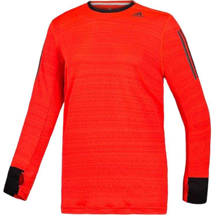 Adidas Adidas T Shirts Men's Red Crew Neck Moderate
