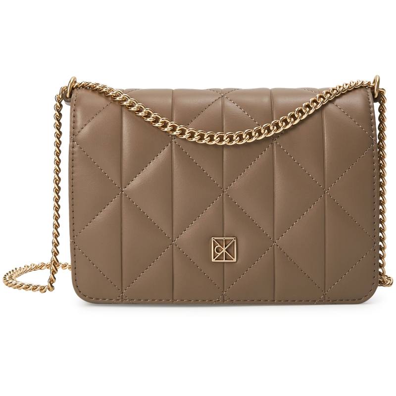 CALVIN KLEIN Synthetic Material Crossbody Bags Women's Sandstone Brown