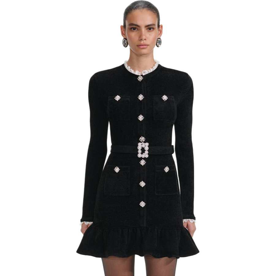 Self-portrait Self portrait Long Sleeved Dress Women's