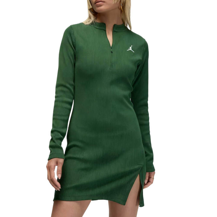 Jordan Jordan Women's 1/2-Zip Long-Sleeve Knit Dress