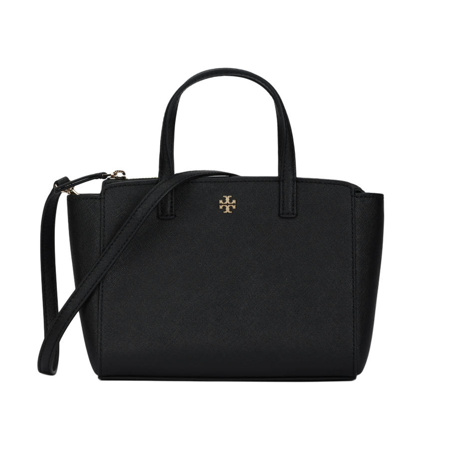 TORY BURCH Blake Cow Leather Handbag Small Women's Black
