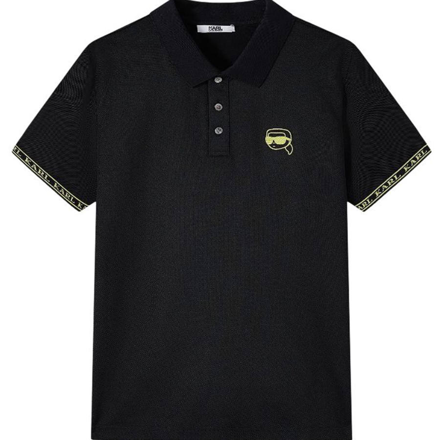 KARL LAGERFELD / Karl Lagerfeld Jeans Polo Shirt Men's Black