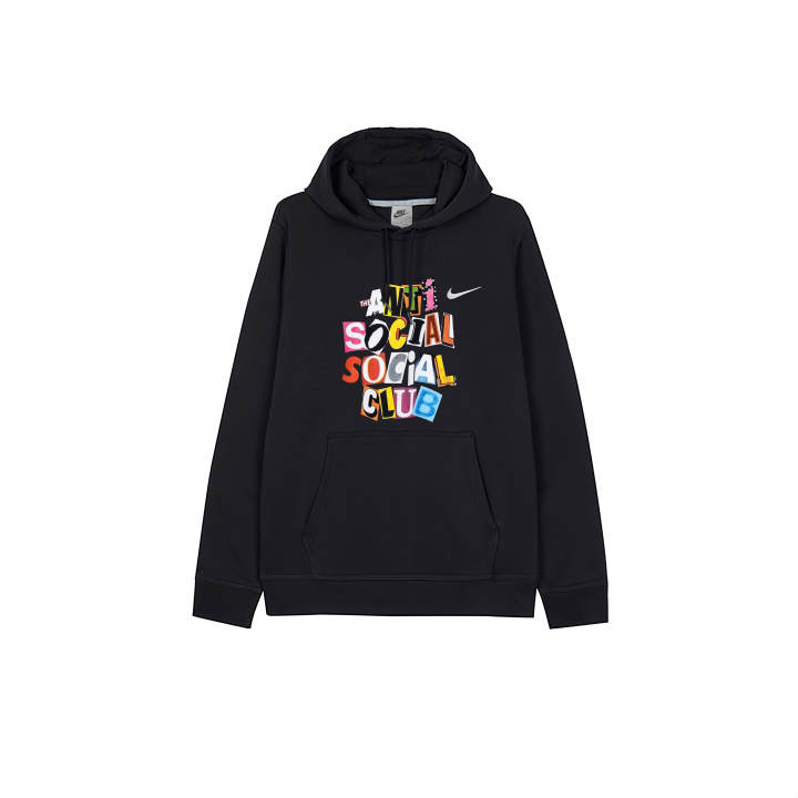 Nike Nike Sweatshirts Men's Black Hooded Moderate Regular