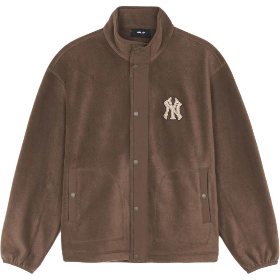 MLB MLB Velvet Jackets Unisex Brown Stand Collar Moderate