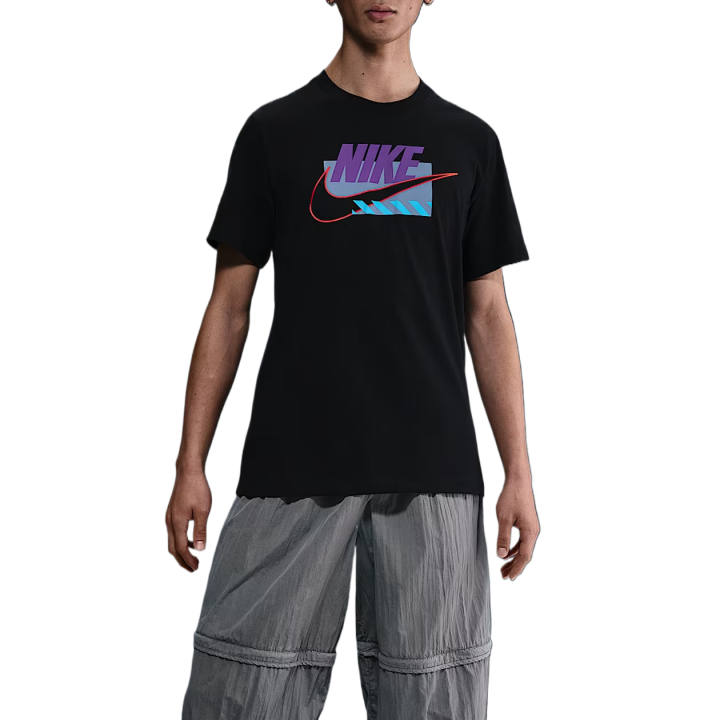 Nike Nike Running T Shirts Men's Black Moderate