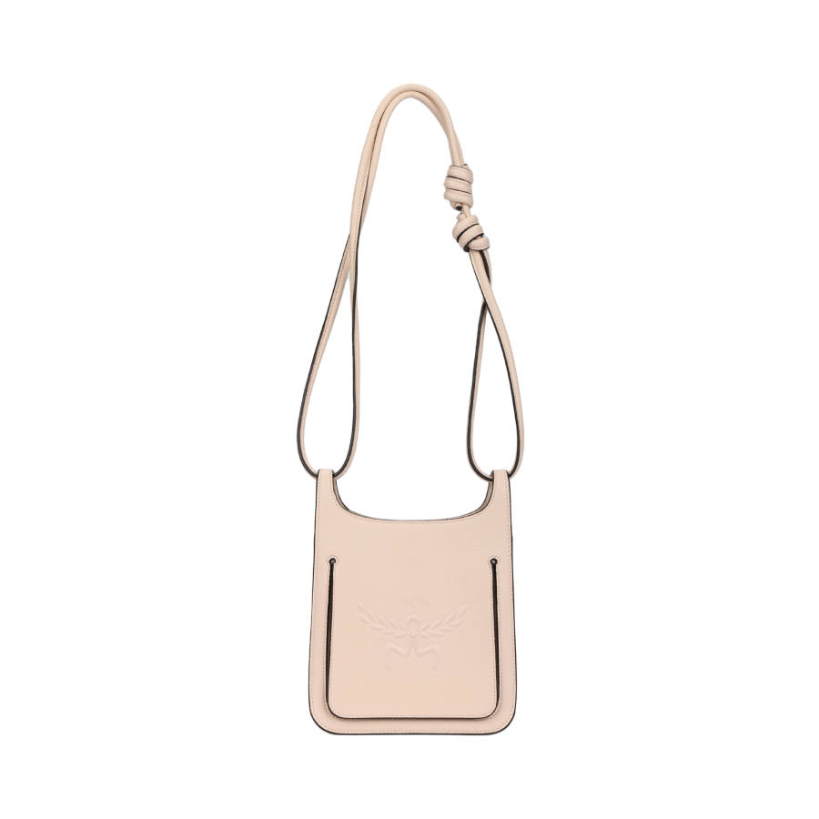 MCM Natural Leather Crossbody Bag, Shoulder Bag Women's