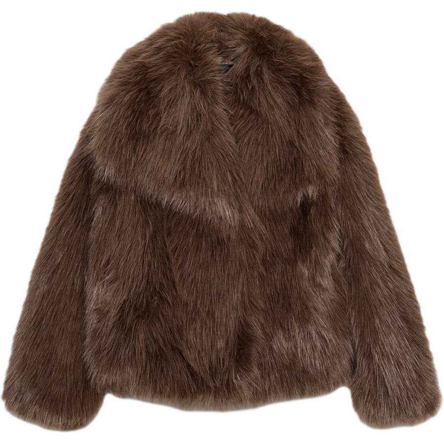 ZARA ZW Velvet feel Coat Women's