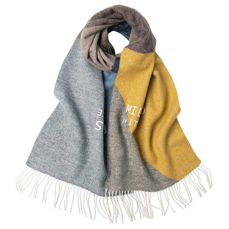 Hodo Red Bean Wool Knit Scarves Unisex