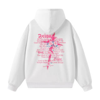 Feiyue Sweatshirts Unisex Hooded Moderate Heavyweight
