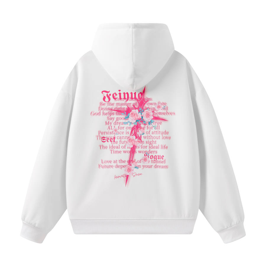 Feiyue Sweatshirts Unisex Hooded Moderate Heavyweight