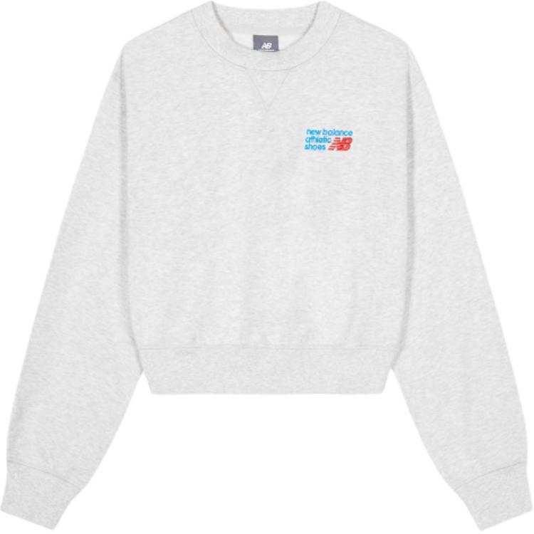 New Balance New Balance Sweatshirts Unisex Gray Crew Neck Moderate