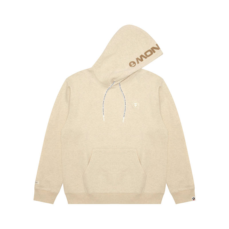 Aape long-sleeve logo-print hoodie