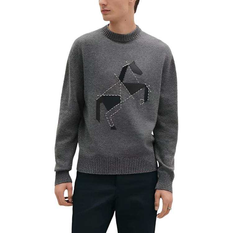 HERMES FW25 Cashmere Sweater Men's