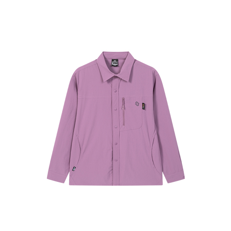 361° Shirts Men's Chong Purple Lapel Moderate