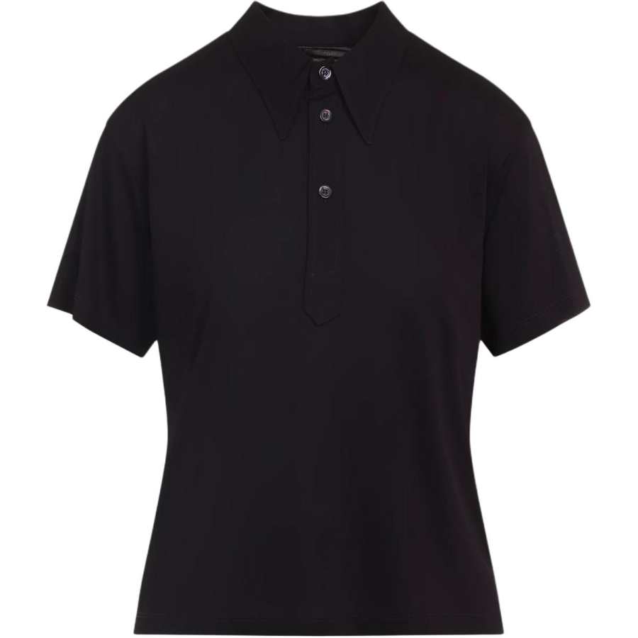 Maison Margiela Short Sleeved Buttoned Polo Shirt