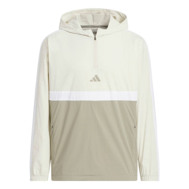 Adidas Adidas Golf Clothing Men's Gray Green Hooded Moderate