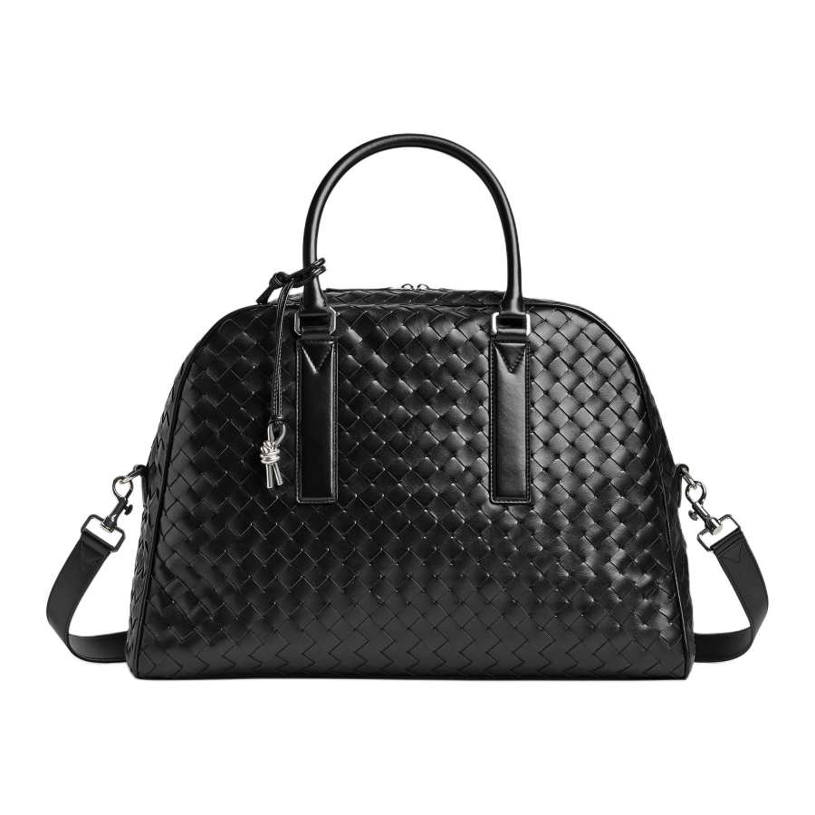 Bottega Veneta Cow Leather Briefcase, Handbag Men's Black