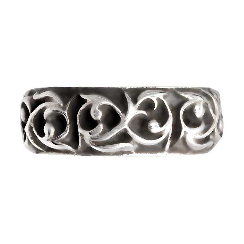 Chrome Hearts 925 Sterling Silver Rings Unisex Silver