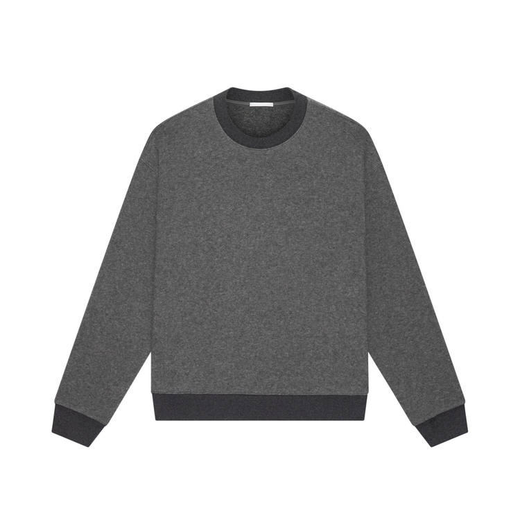 Nice Rice Nice Rice Sweatshirts Unisex Dark Heather Gray Crew Neck Thickened Regular