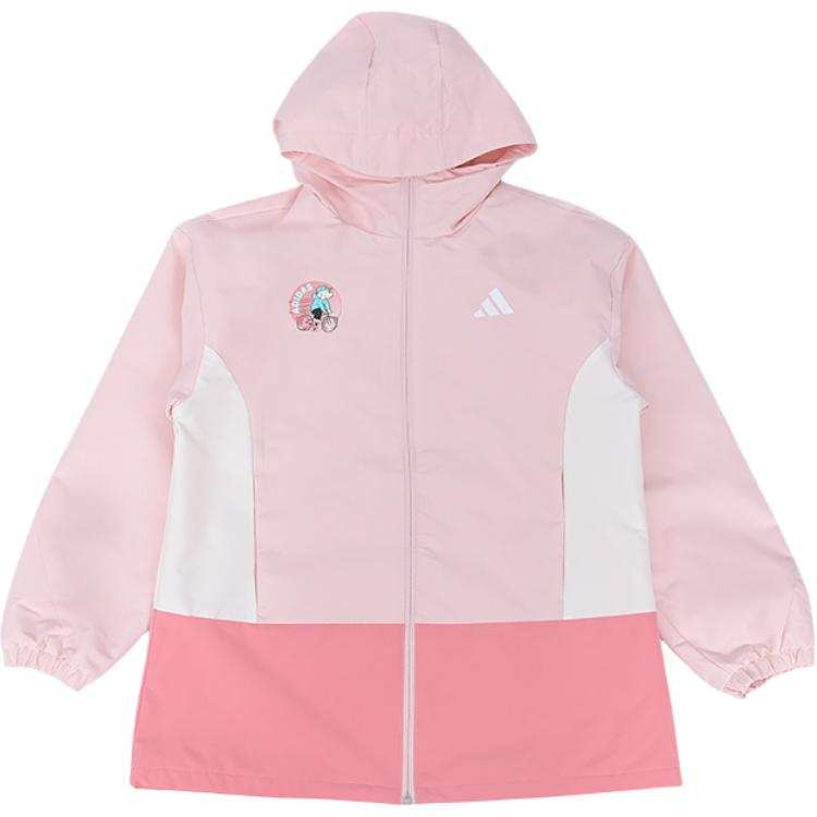 Adidas Adidas Jacket Kids Fleece Lined Sports Hooded Zippers Kids'