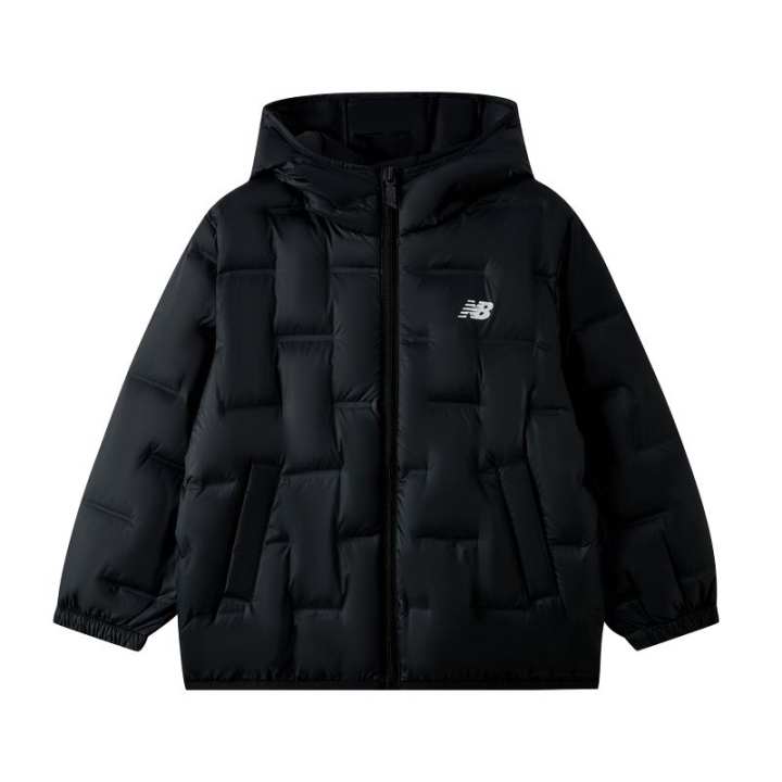 New Balance New Balance Kids Down Jackets Hooded Moderate Windproof