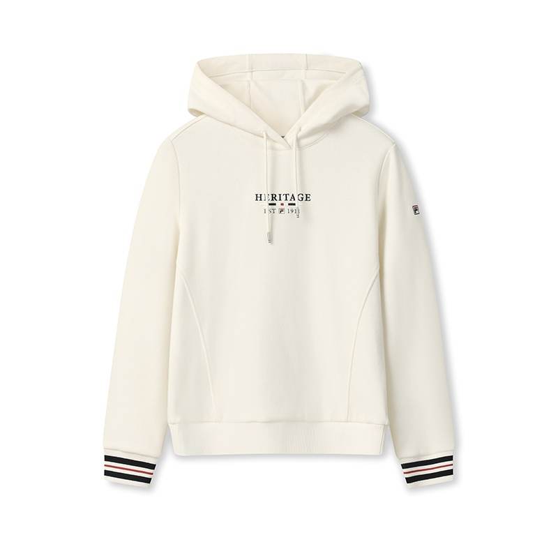 FILA Heritage Sweatshirt Women's Mist Lotus White