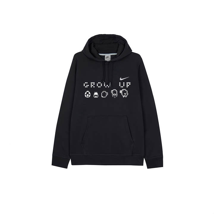 Nike Nike Sweatshirts Men's Black Hooded Moderate Regular