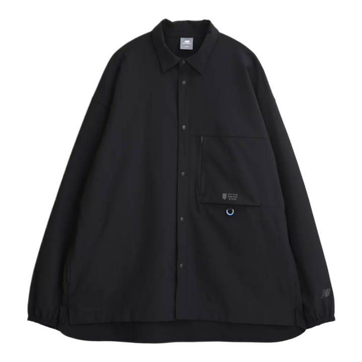 New Balance New Balance Shirts Men's Black Lapel Moderate