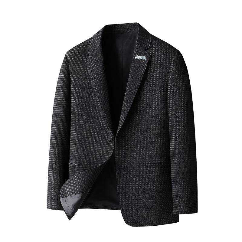 Jeep Business Suits Unisex Suit Collar Moderate Business Suit