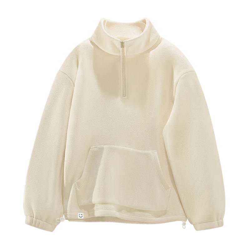 MINISO MINISO Sweatshirts Unisex Stand Collar Thickened Heavyweight