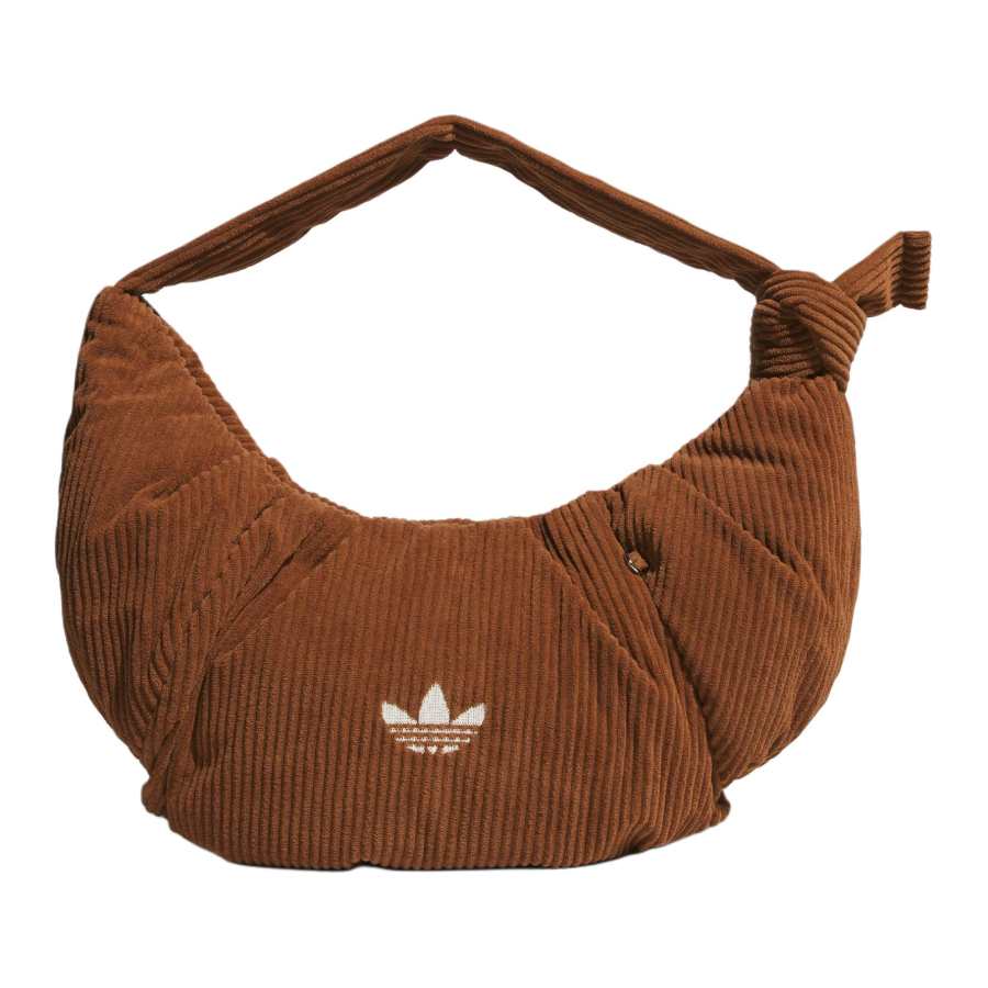 Adidas Originals Corduroy Handbag Large Women's Soft Brown