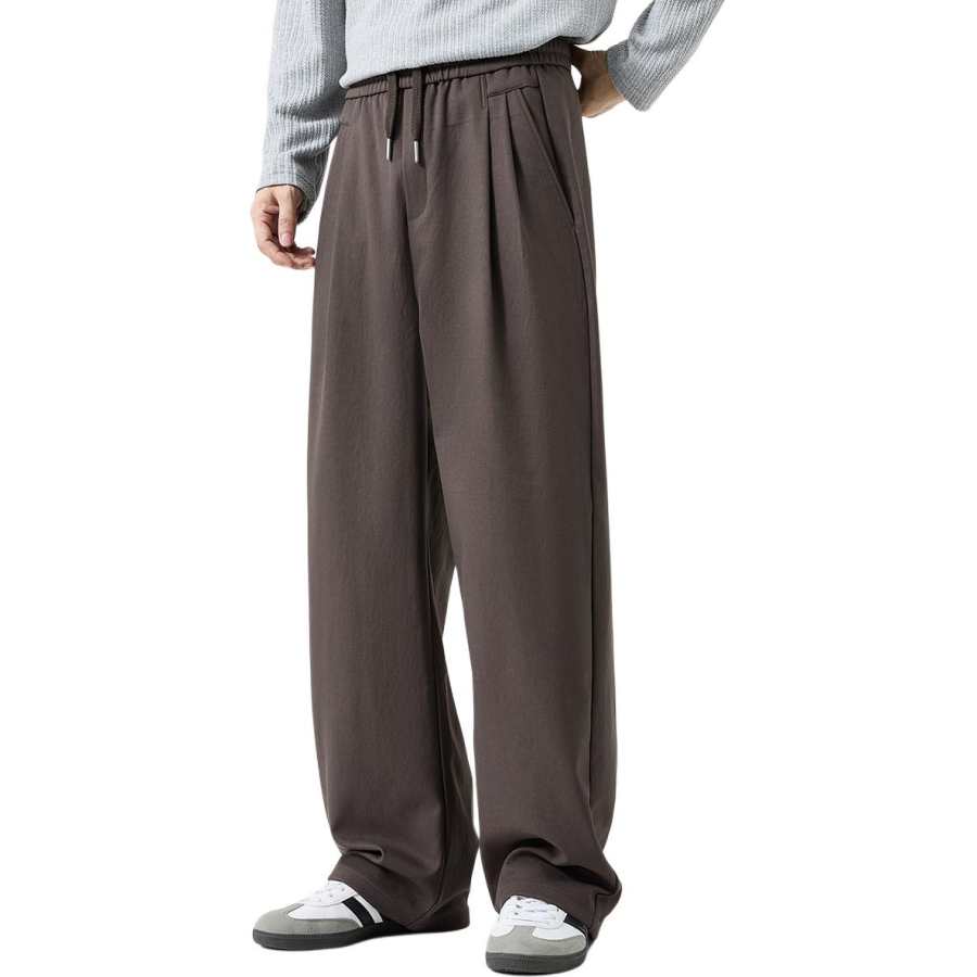 Hodo Casual Pants Men's Thickened Scimitar Pants