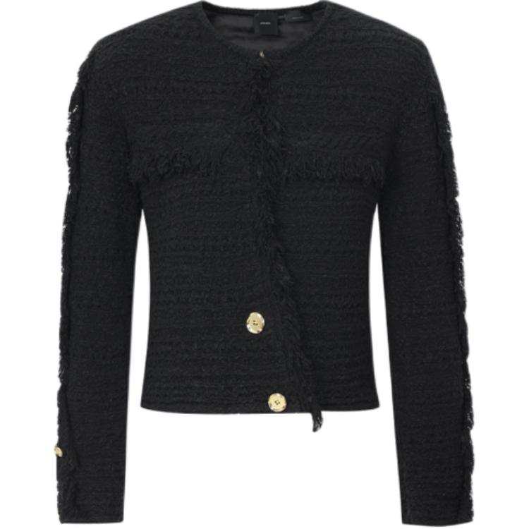 PINKO Jackets Women's Black Crew Neck Moderate Other