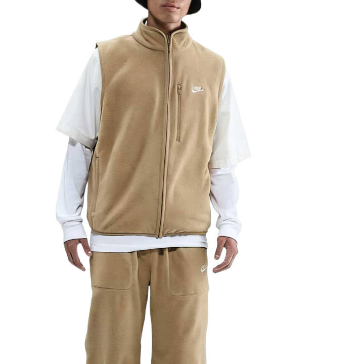 Nike Nike Therma Vests Men's Parachute Beige Stand Collar Other