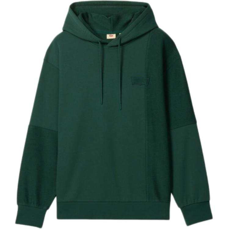 Levis Levis Sweatshirts Men's Green Hooded Moderate Regular