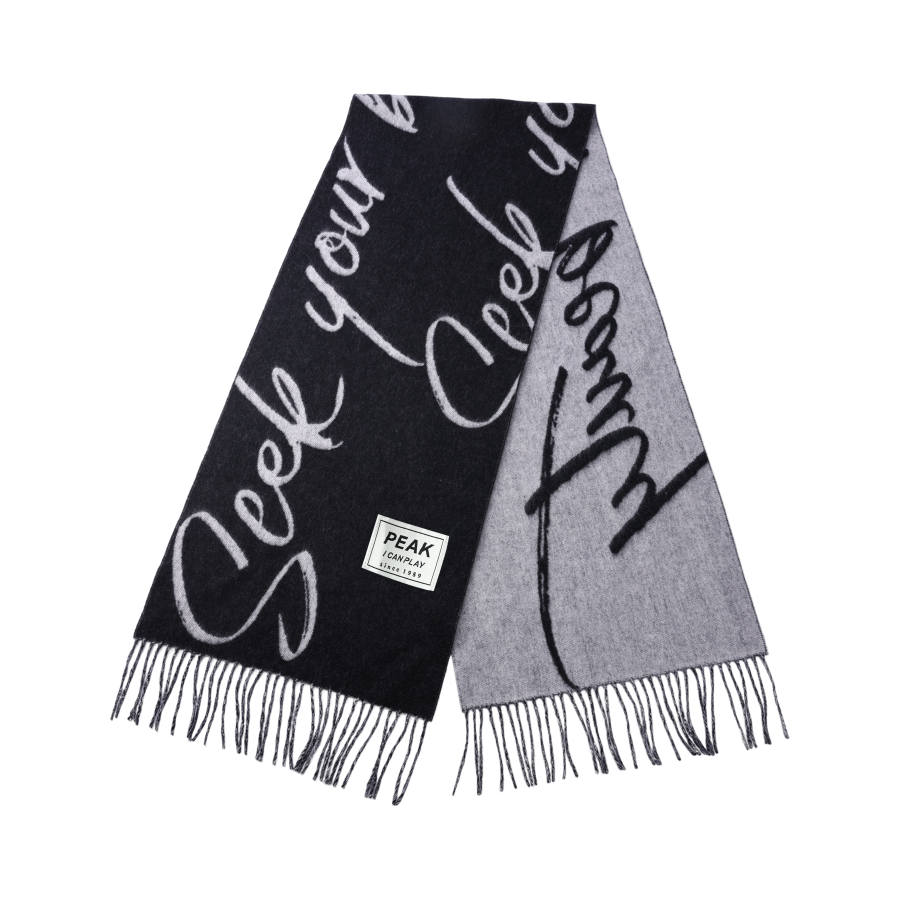PEAK Faux Cashmere Knit Scarves Unisex