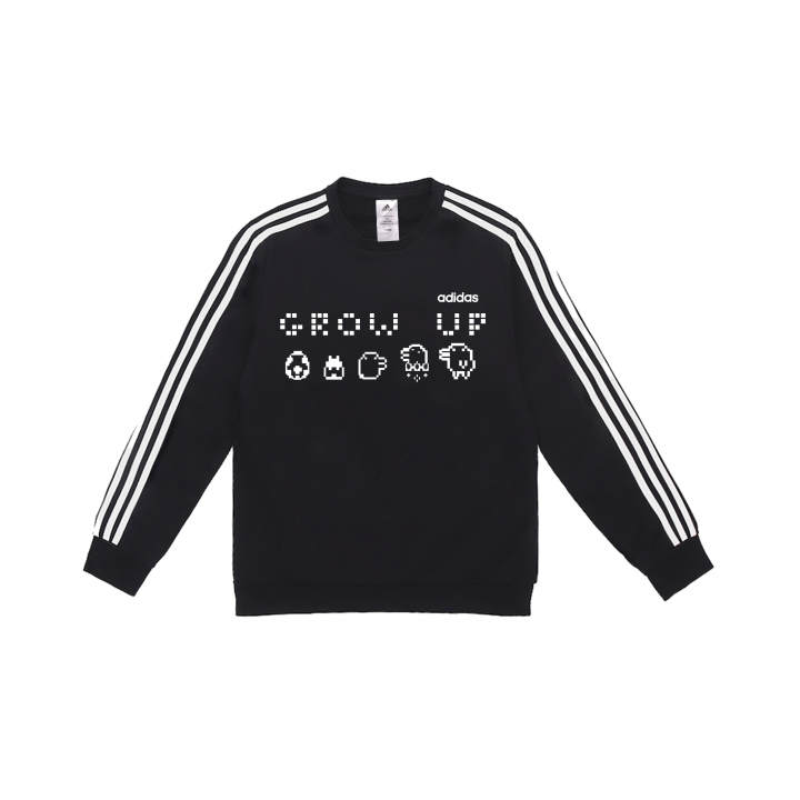 Adidas Adidas Sweatshirts Unisex Black Crew Neck Moderate Regular