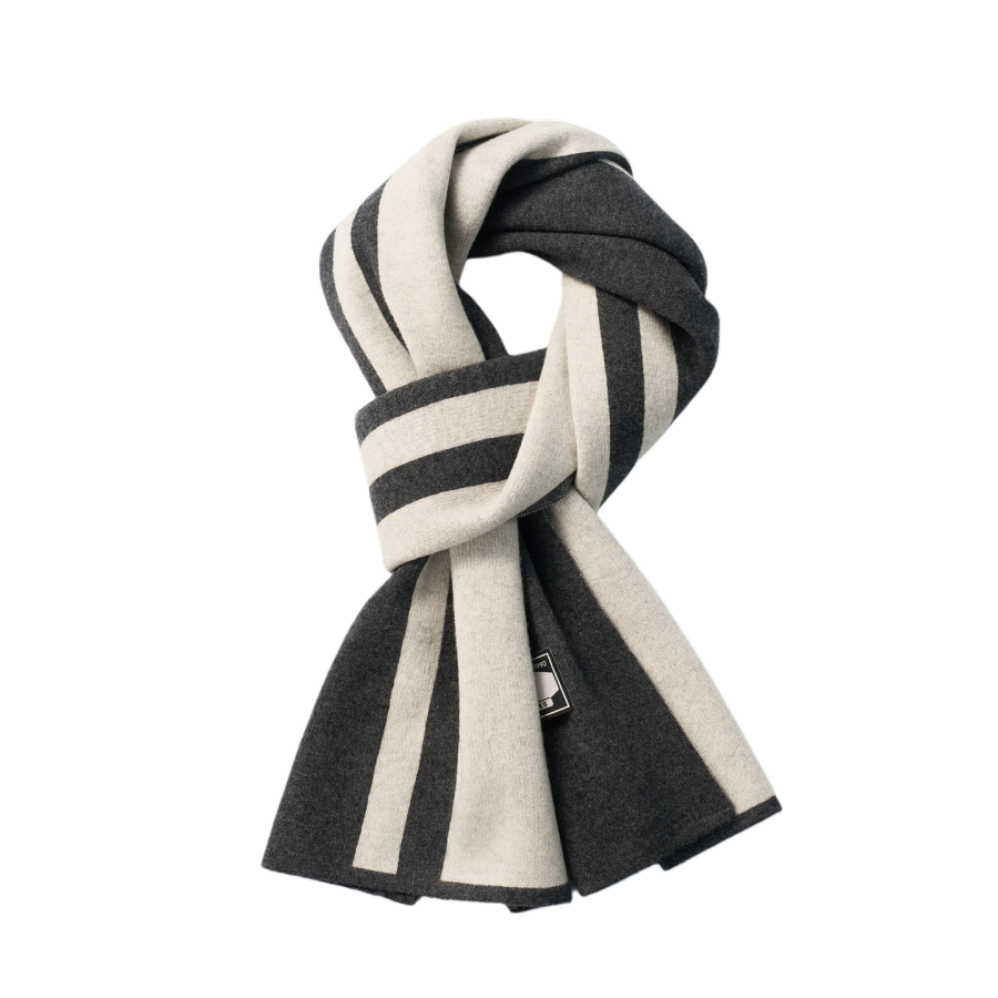 SEPTWOLVES SEPTWOLVES 100% Sheep Wool Knit Scarves Unisex