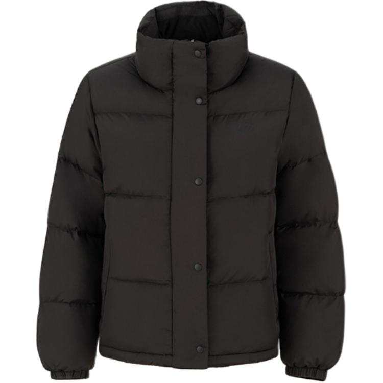 ASICS ASICS Down Jackets Women's Black Stand Collar Thickened