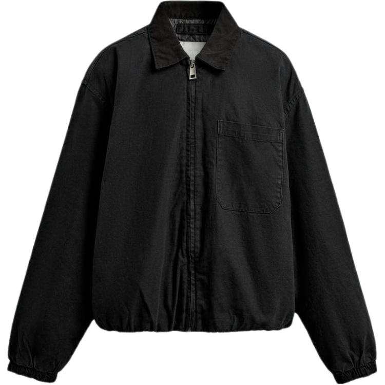 ZARA ZARA Jackets Men's Black Lapel Moderate Other