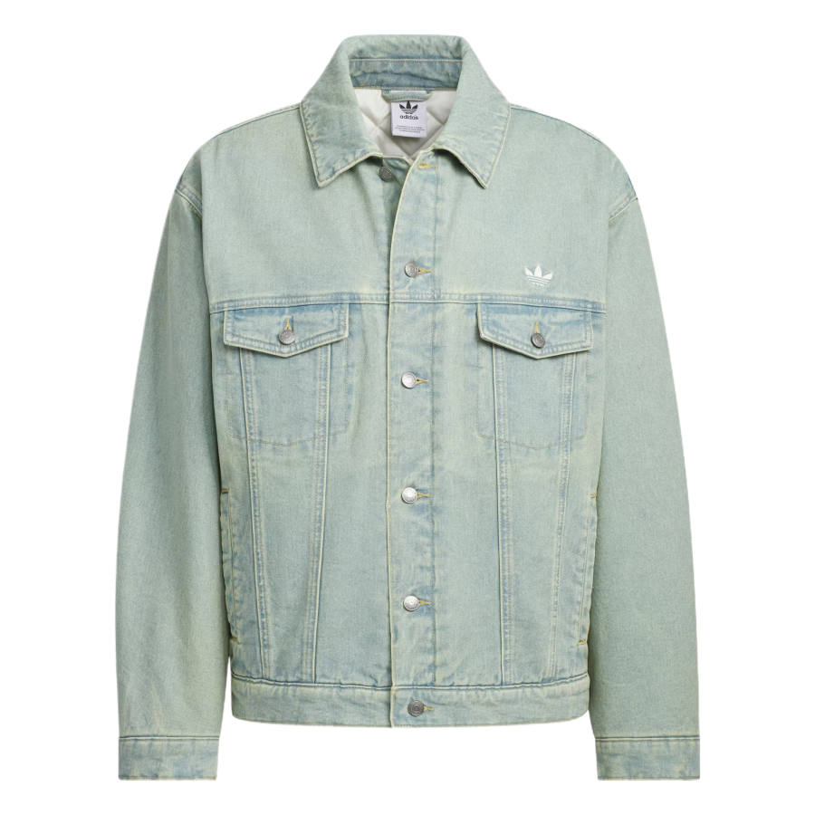 Adidas Originals WASHED Comfortable Denim Jacket Unisex