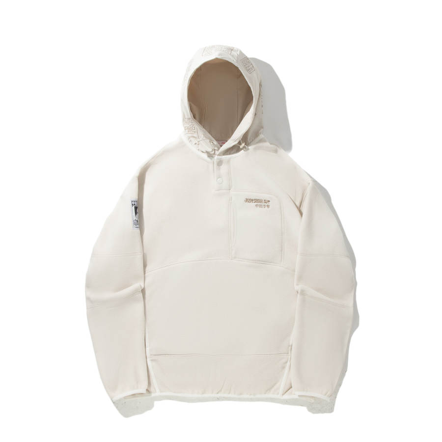 Li-Ning Li Ning Sweatshirts Men's Gravel White Gray Hooded Moderate