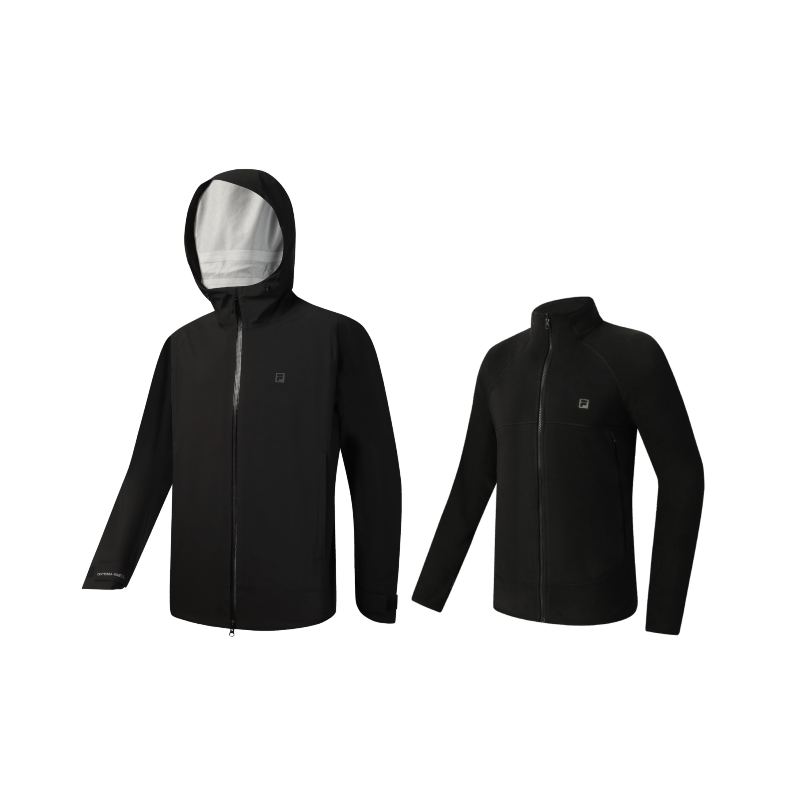 FILA Fitness Waterproof, Windproof, Abrasion Resistant, Thermal Windbreaker Jacket Unisex
