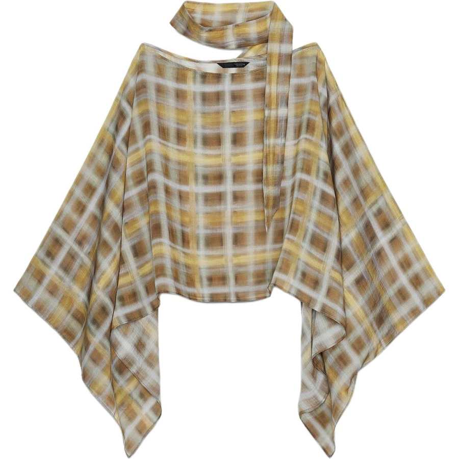 ZARA Cloaks Women's Khaki Moderate
