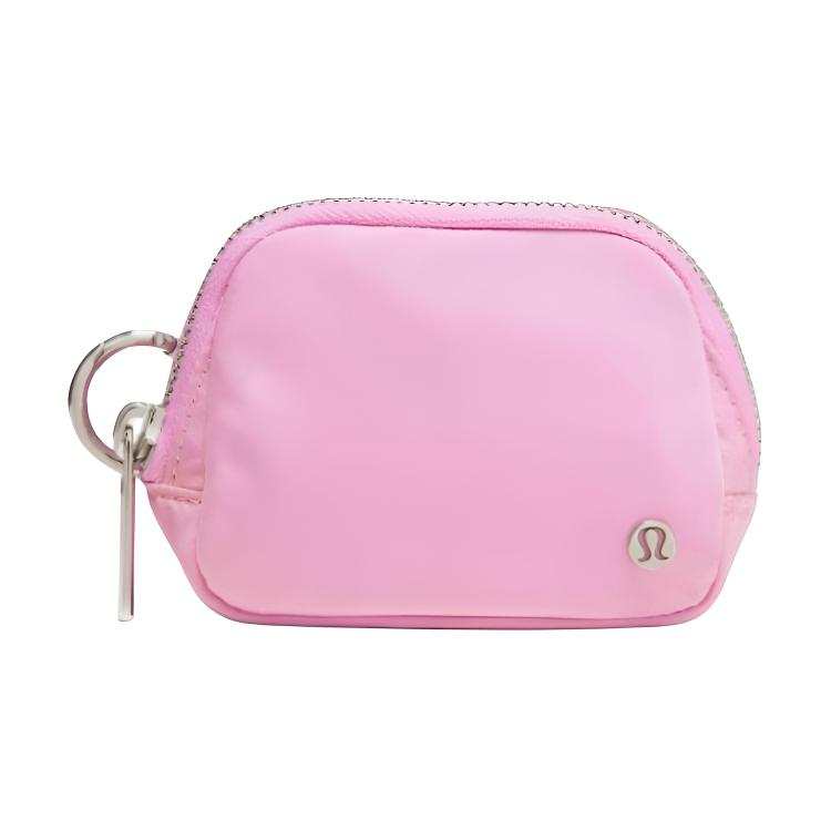 Lululemon Everywhere Nylon Coin Purse Mini Unisex Frosting Pink