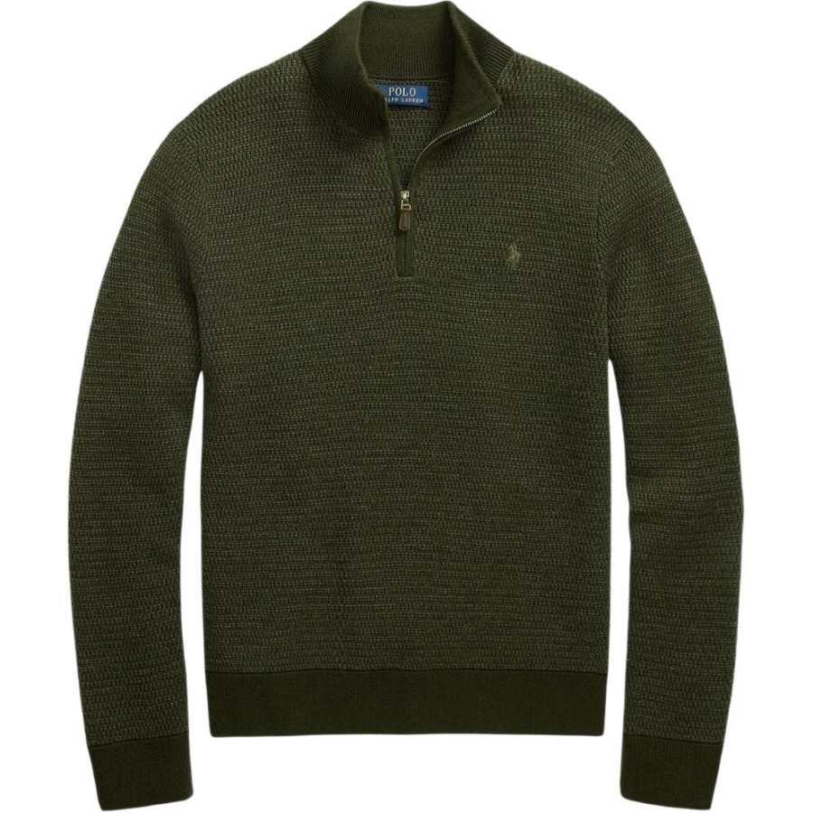 Polo Ralph Lauren zip-neck textured sweater